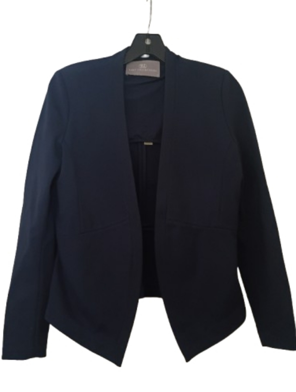 Tart Collections Navy Open-Front Blazer